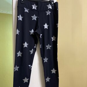 Terez silver star leggings